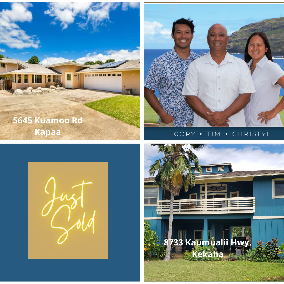 Team Mira represents sellers of Kauai homes Kauai Real Estate Search