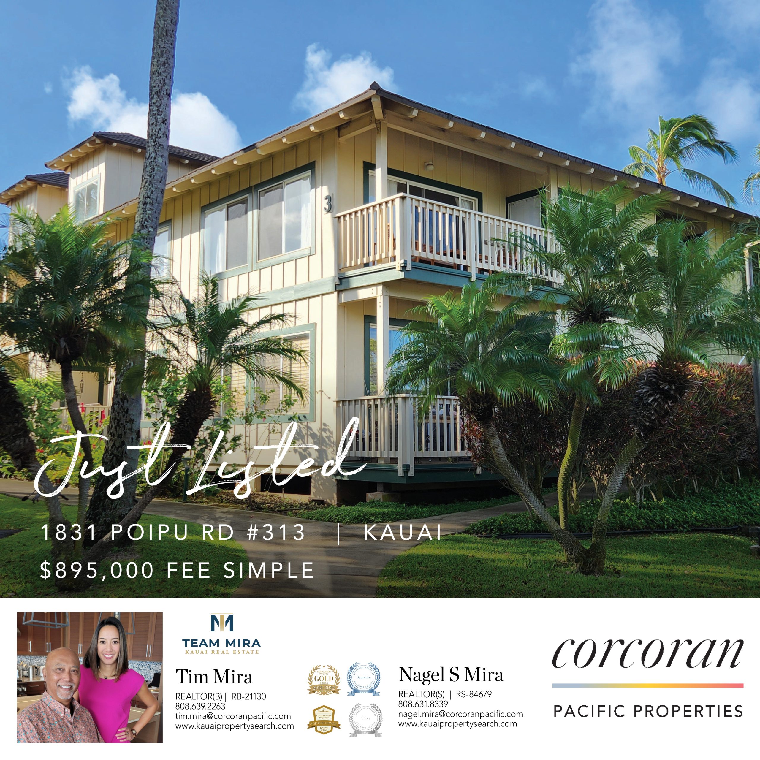 Just Listed ! Poipu Regency 313 condo Kauai Real Estate Search