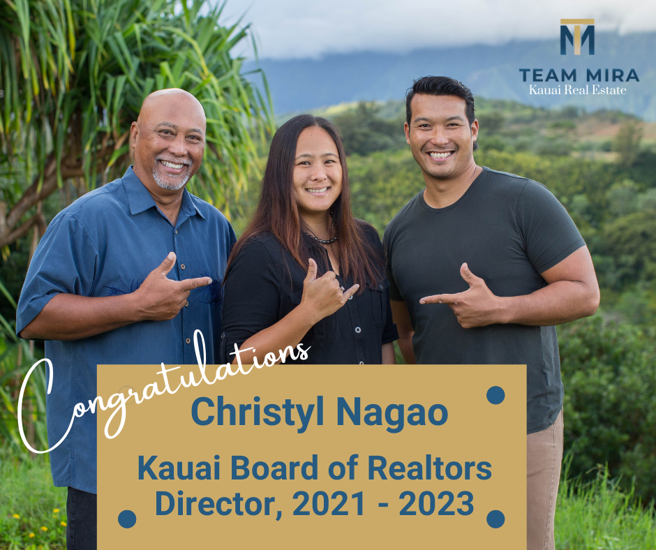 Christyl Nagao, RB – Kauai Board of Realtors Director, 2021 – 2023