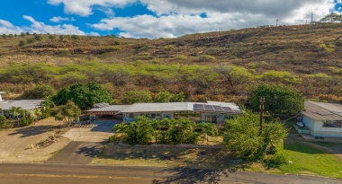4816 Waimea Canyon Drive with ocean and sunset views.  On clear days, you can see all the way to the 